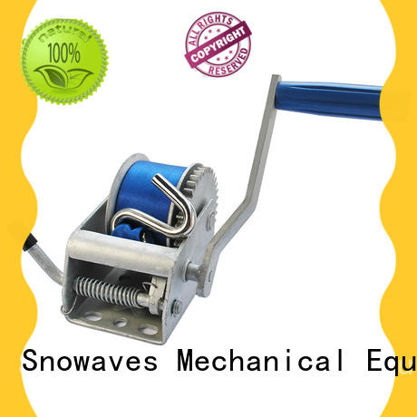 Snowaves Mechanical Wholesale manual trailer winch Suppliers for camping