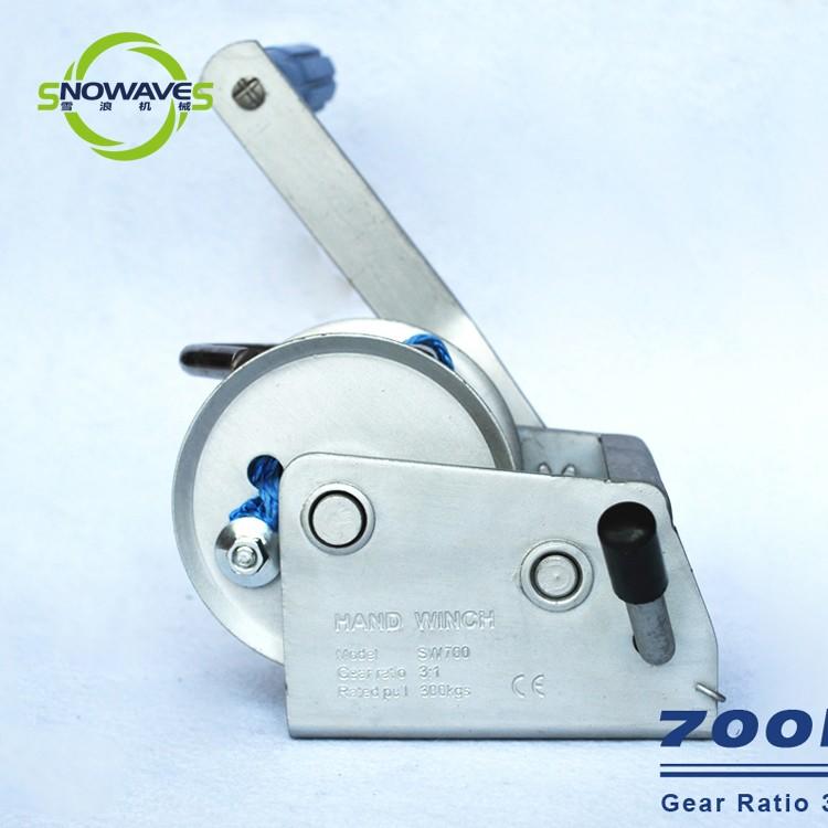 Snowaves Mechanical excellent heavy duty hand winch bulk production for boat