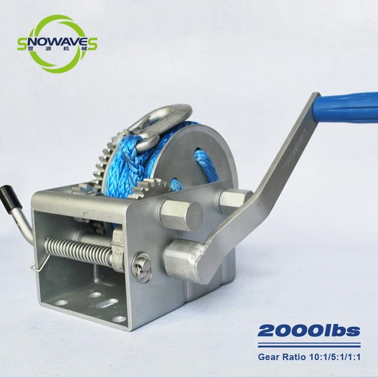 speed reversible hand winch from manufacturer for camping Snowaves Mechanical
