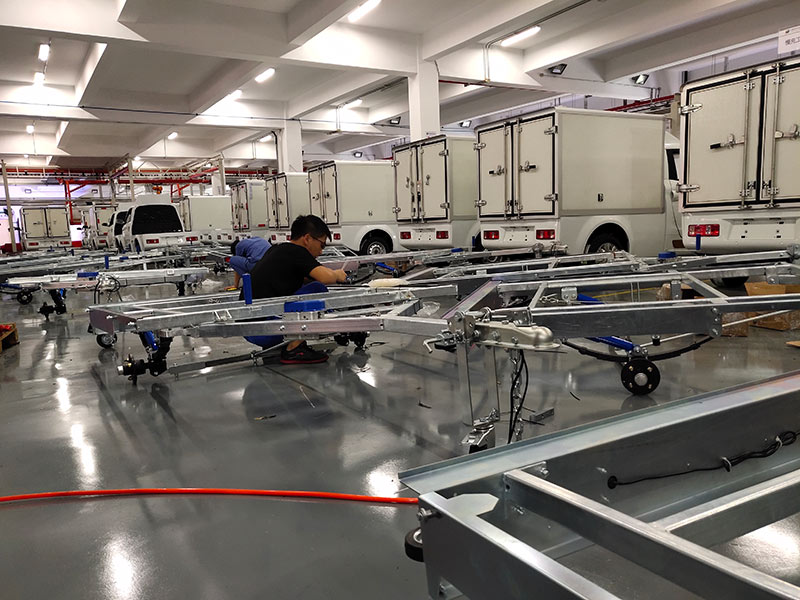 Snowaves Mechanical Custom foldable trailer factory for camp-11