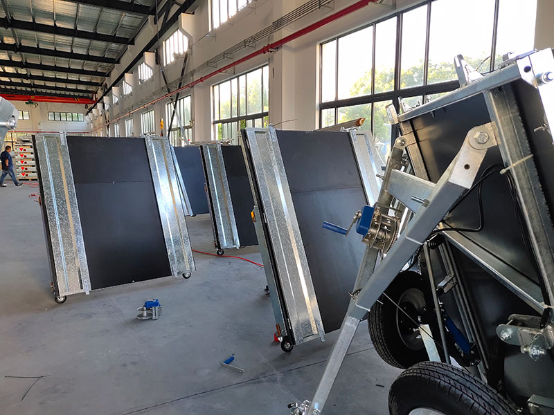 Snowaves Mechanical Custom foldable trailer factory for camp-14