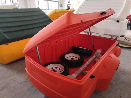 hot-sale plastic garden trailer for no cable Snowaves Mechanical