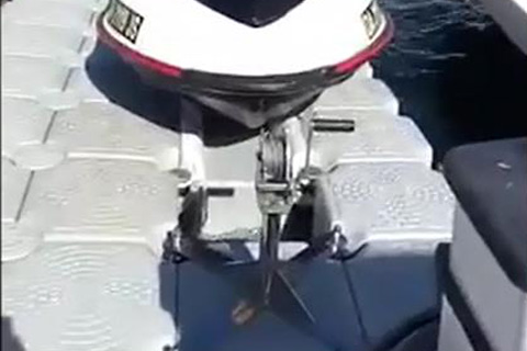 Pulling the Jet ski