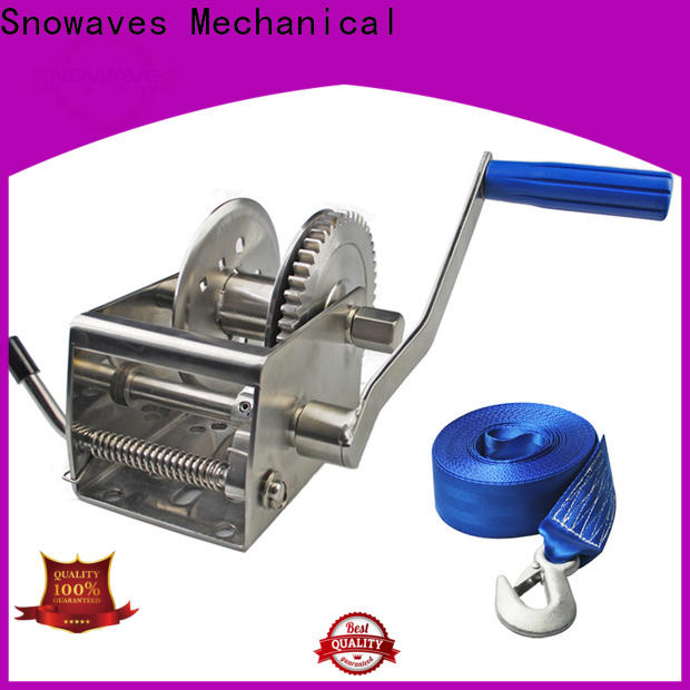 Snowaves Mechanical trailer marine winch company for camping