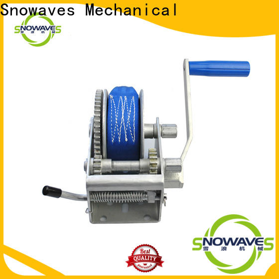 Snowaves Mechanical Top manual trailer winch manufacturers for camping