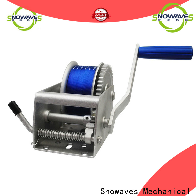 Snowaves Mechanical New marine winch factory for trips