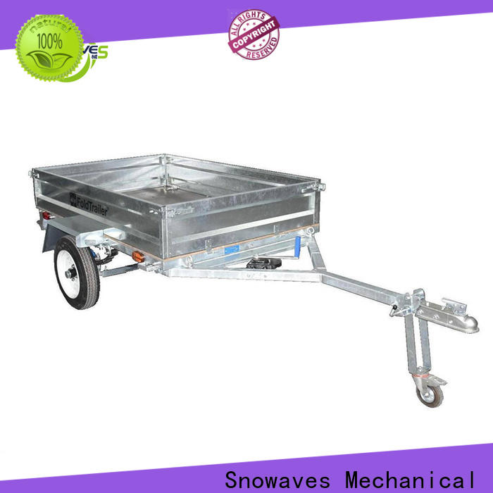 Snowaves Mechanical Top folding trailers for business for accident
