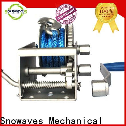 Snowaves Mechanical trailer marine winch for business for picnics