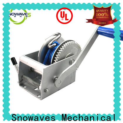 Snowaves Mechanical Wholesale manual trailer winch factory for camping
