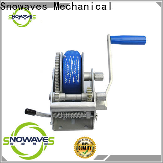 Snowaves Mechanical pulling manual trailer winch for business for boat
