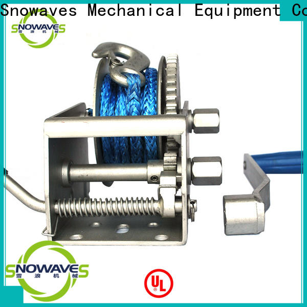 Snowaves Mechanical Top marine winch for business for camp