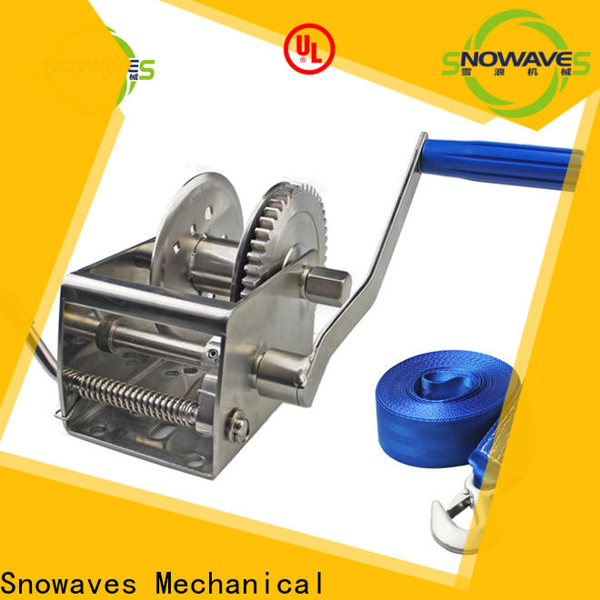 Snowaves Mechanical Custom marine winch for sale for camp