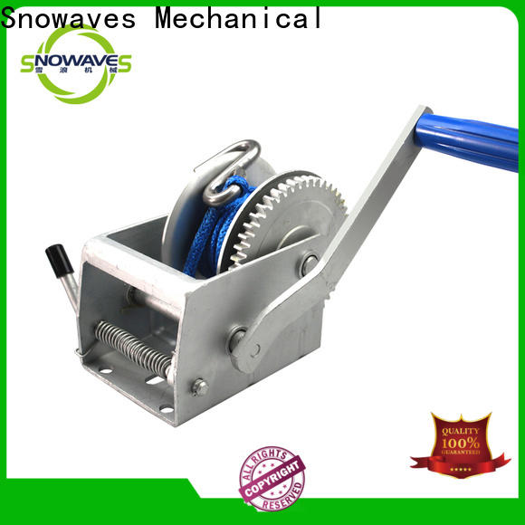Snowaves Mechanical pulling manual trailer winch suppliers for outings