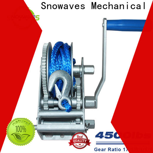 Snowaves Mechanical Latest marine winch supply for picnics