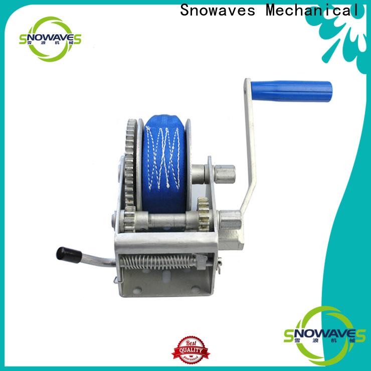 Snowaves Mechanical Top boat hand winch supply for camping