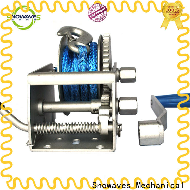 Snowaves Mechanical single marine winch supply for camp