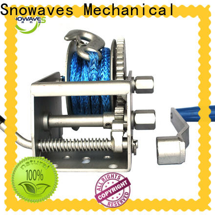Snowaves Mechanical trailer marine winch company for camp