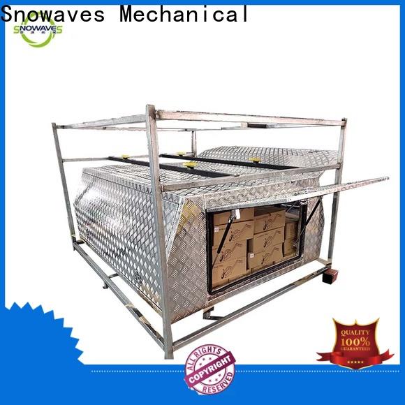 Snowaves Mechanical aluminium aluminum truck tool boxes suppliers for camping