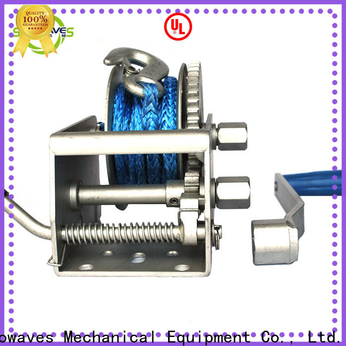 Snowaves Mechanical hand marine winch factory for trips