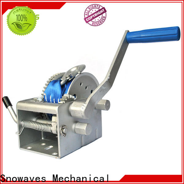 Snowaves Mechanical High-quality marine winch for business for camping