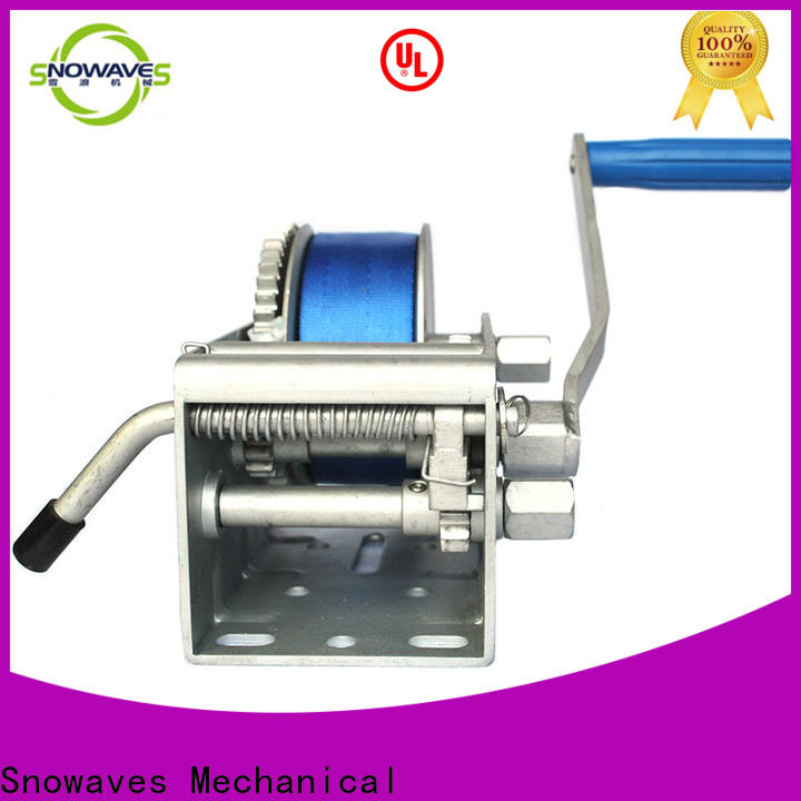 Snowaves Mechanical trailer marine winch factory for trips
