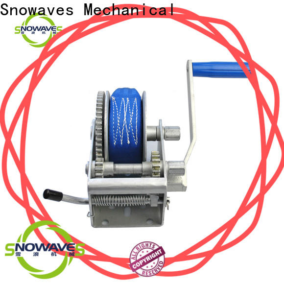 Snowaves Mechanical Top manual trailer winch for business for camping