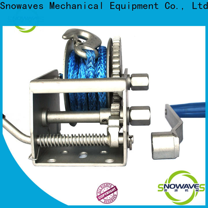 Snowaves Mechanical High-quality marine winch for sale for camp