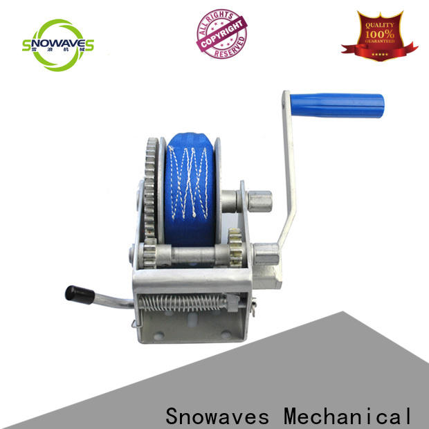 Snowaves Mechanical High-quality manual trailer winch suppliers for camping