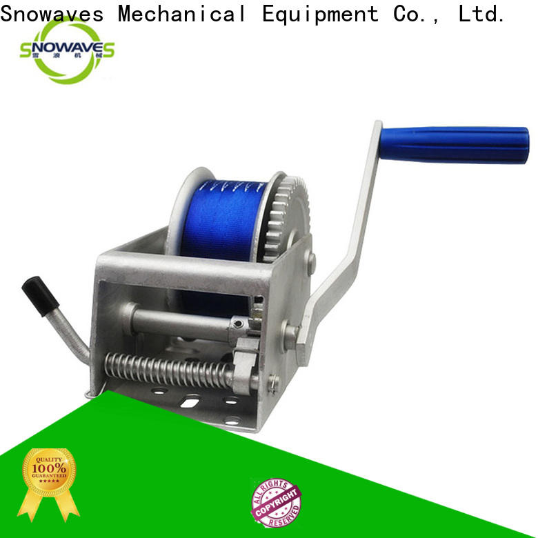 Snowaves Mechanical single marine winch supply for trips