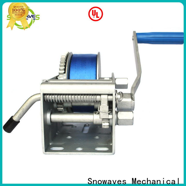 Snowaves Mechanical trailer marine winch suppliers for picnics