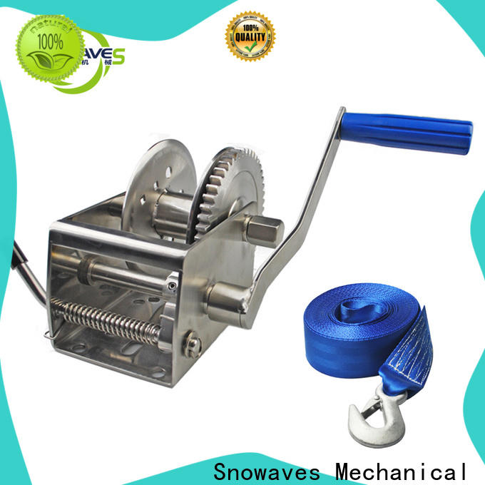 Snowaves Mechanical High-quality marine winch manufacturers for camping