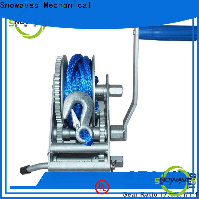 Snowaves Mechanical New marine winch for business for camping