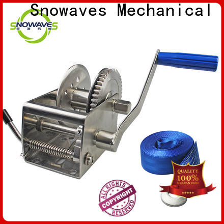 Snowaves Mechanical trailer marine winch factory for camping