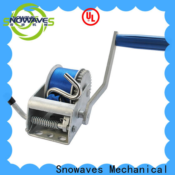 Snowaves Mechanical Custom hand winches factory for camping