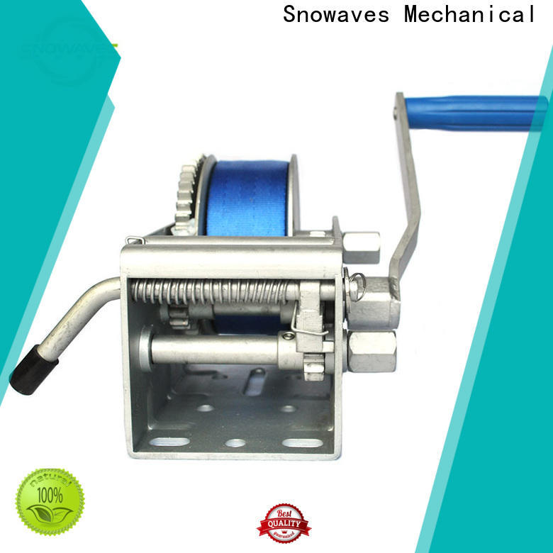Snowaves Mechanical Latest marine winch for business for camping