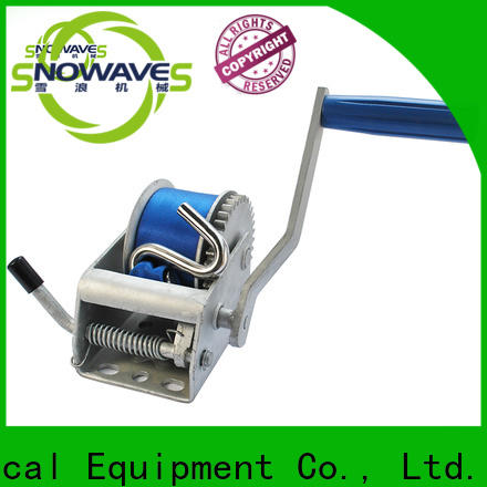 Snowaves Mechanical Custom manual winch company for picnics