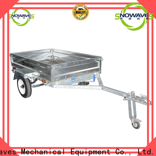 Snowaves Mechanical folding foldable trailer for business for activities