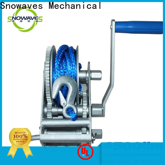Snowaves Mechanical New marine winch factory for camp