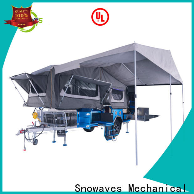 Snowaves Mechanical Custom foldable trailer factory for activities