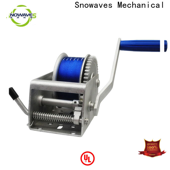 Snowaves Mechanical marine winch suppliers for camping