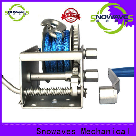 Snowaves Mechanical Latest marine winch company for camp
