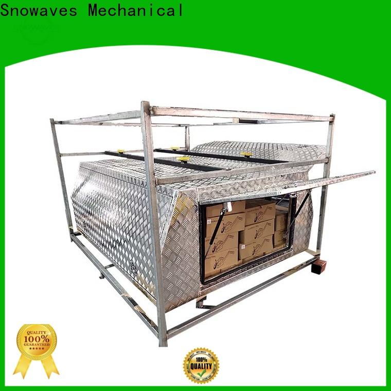 Snowaves Mechanical pickup aluminum trailer tool box manufacturers for camping