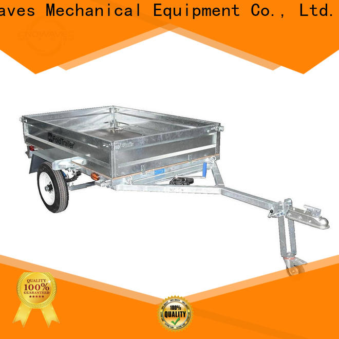 Snowaves Mechanical data fold up trailer factory for accident