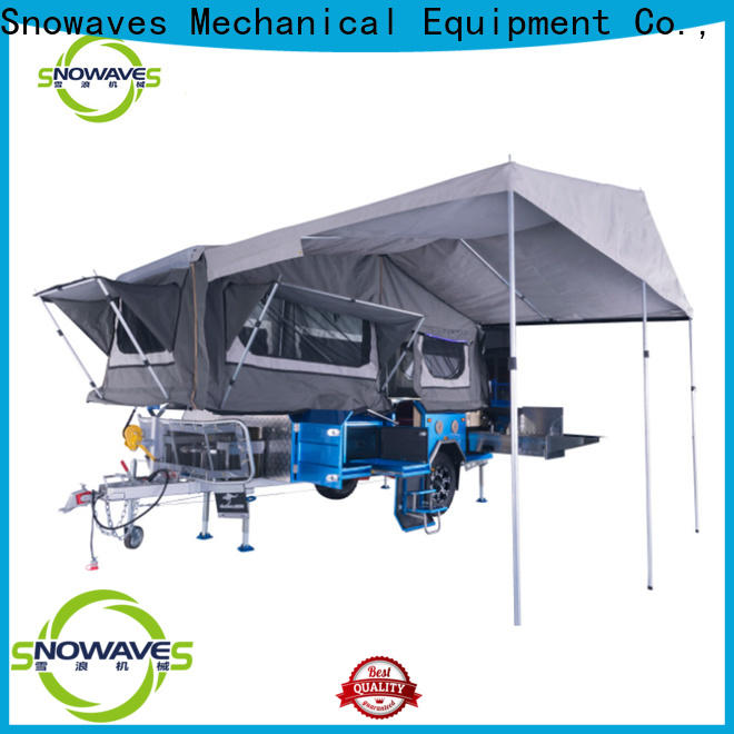 Snowaves Mechanical technical foldable trailer supply for one-way trips