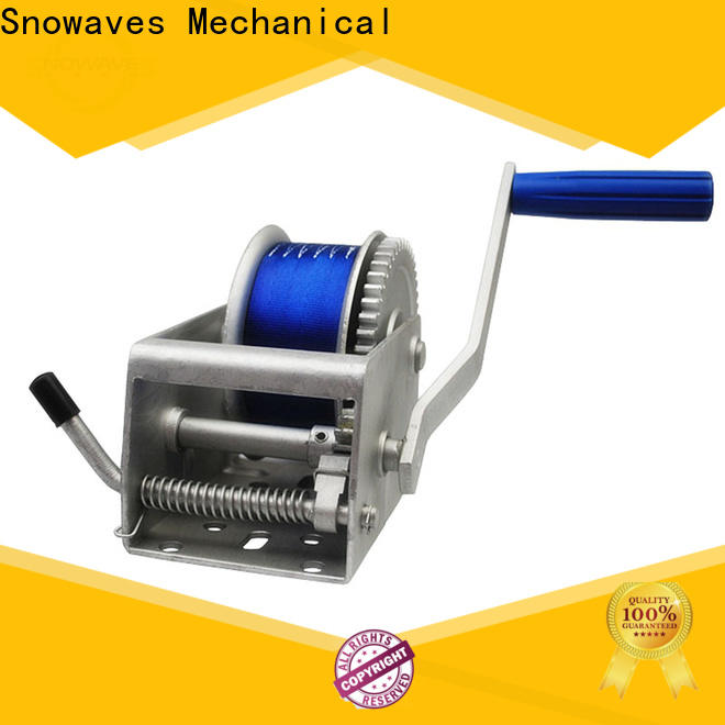 Snowaves Mechanical hand marine winch company for one-way trips
