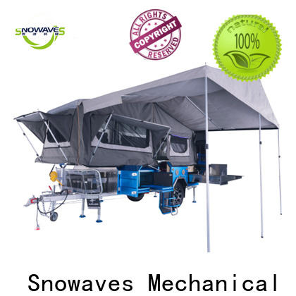 Snowaves Mechanical trailer foldable trailer for business for camp