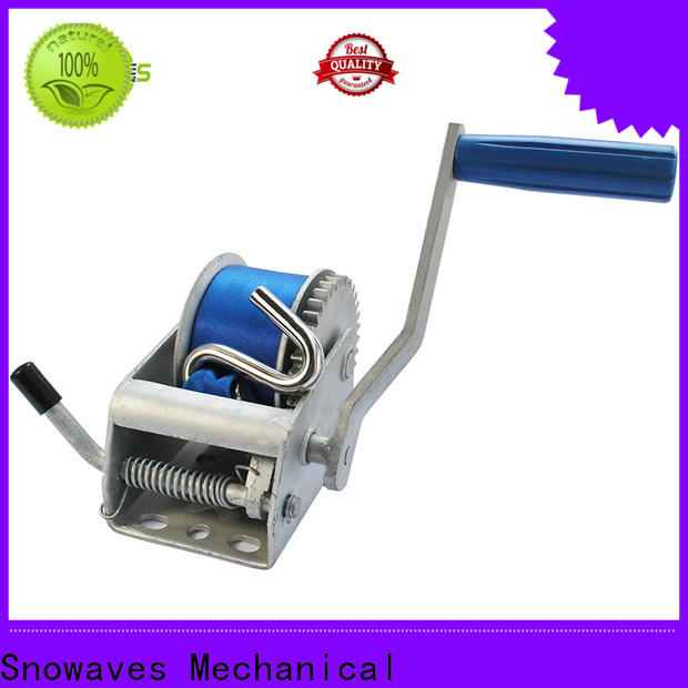 Snowaves Mechanical speed manual winch suppliers for picnics