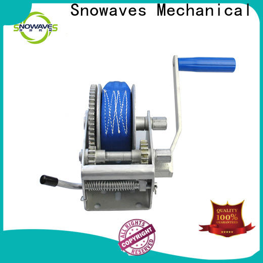 Snowaves Mechanical Top boat hand winch factory for car