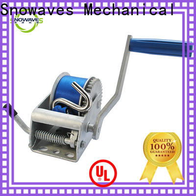 Snowaves Mechanical High-quality manual trailer winch company for car