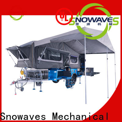 Snowaves Mechanical Best foldable trailer factory for trips